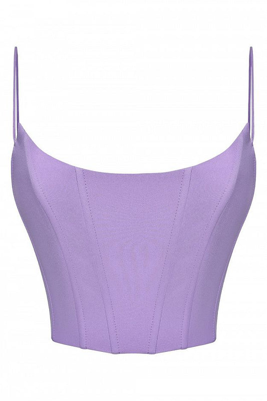 Fitted Corset with Thin Straps