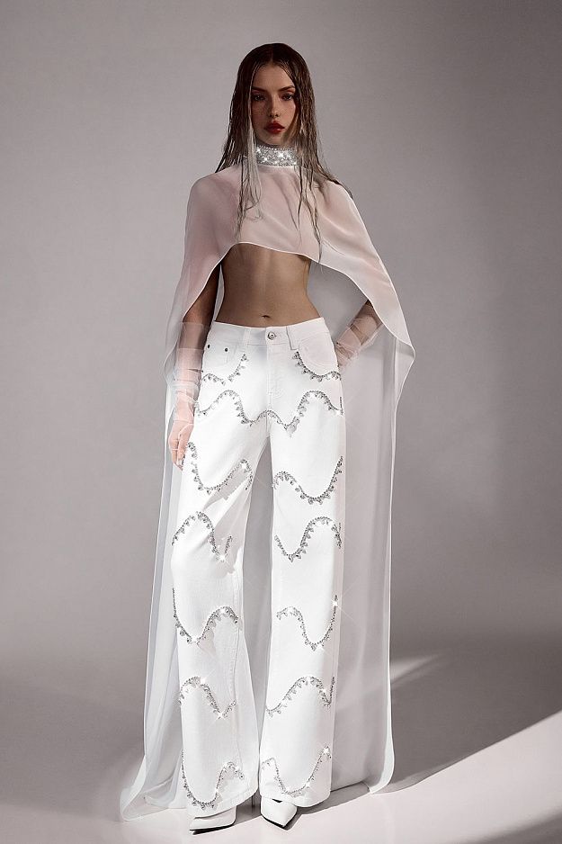 Featherlight Chiffon Cape