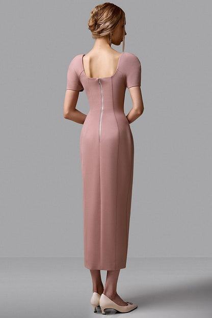 Structured Shoulder Dress