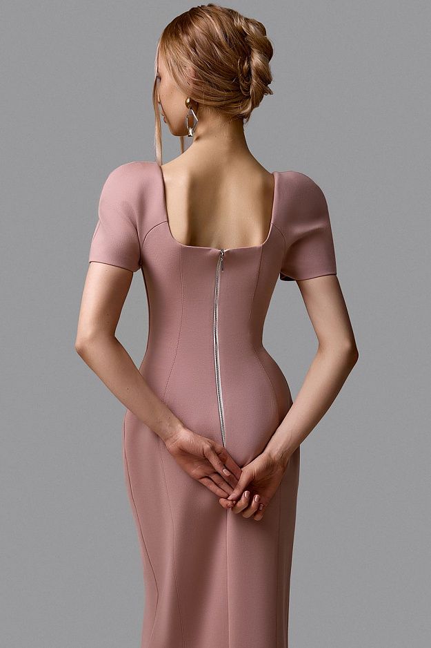 Structured Shoulder Dress
