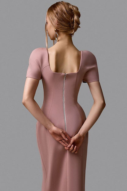 Structured Shoulder Dress