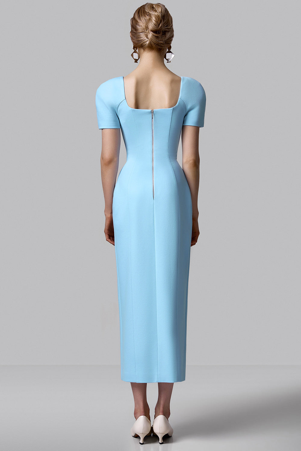Structured Shoulder Dress