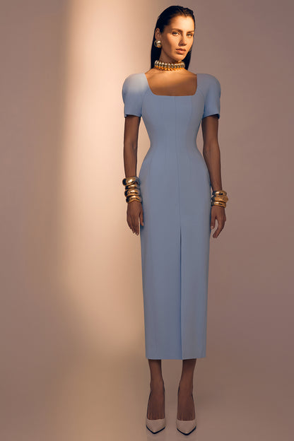 Structured Shoulder Dress