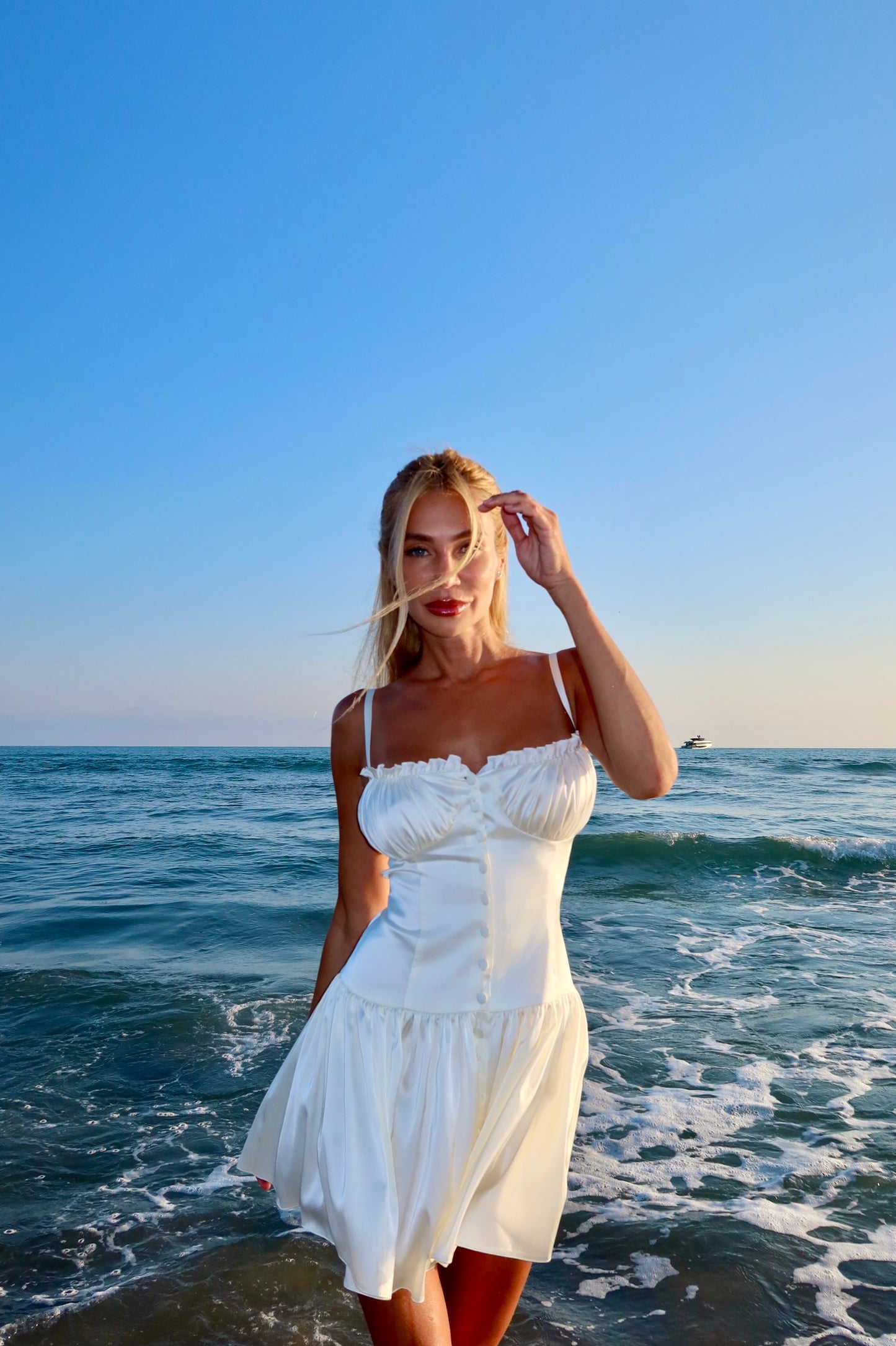 Romantic Corset Mini Dress