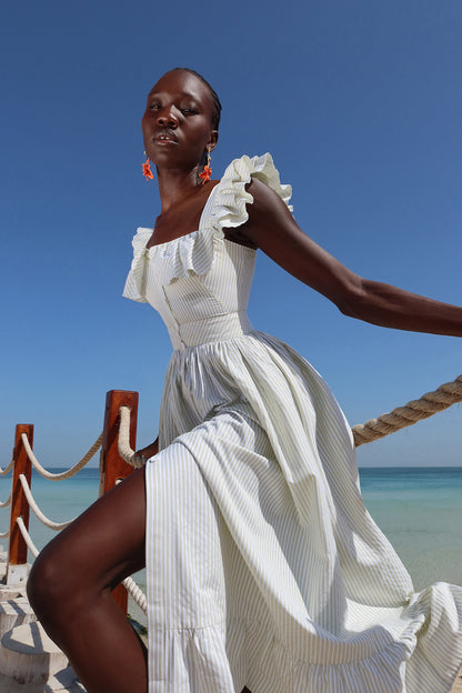 Ruffled Off-Shoulder Sundress