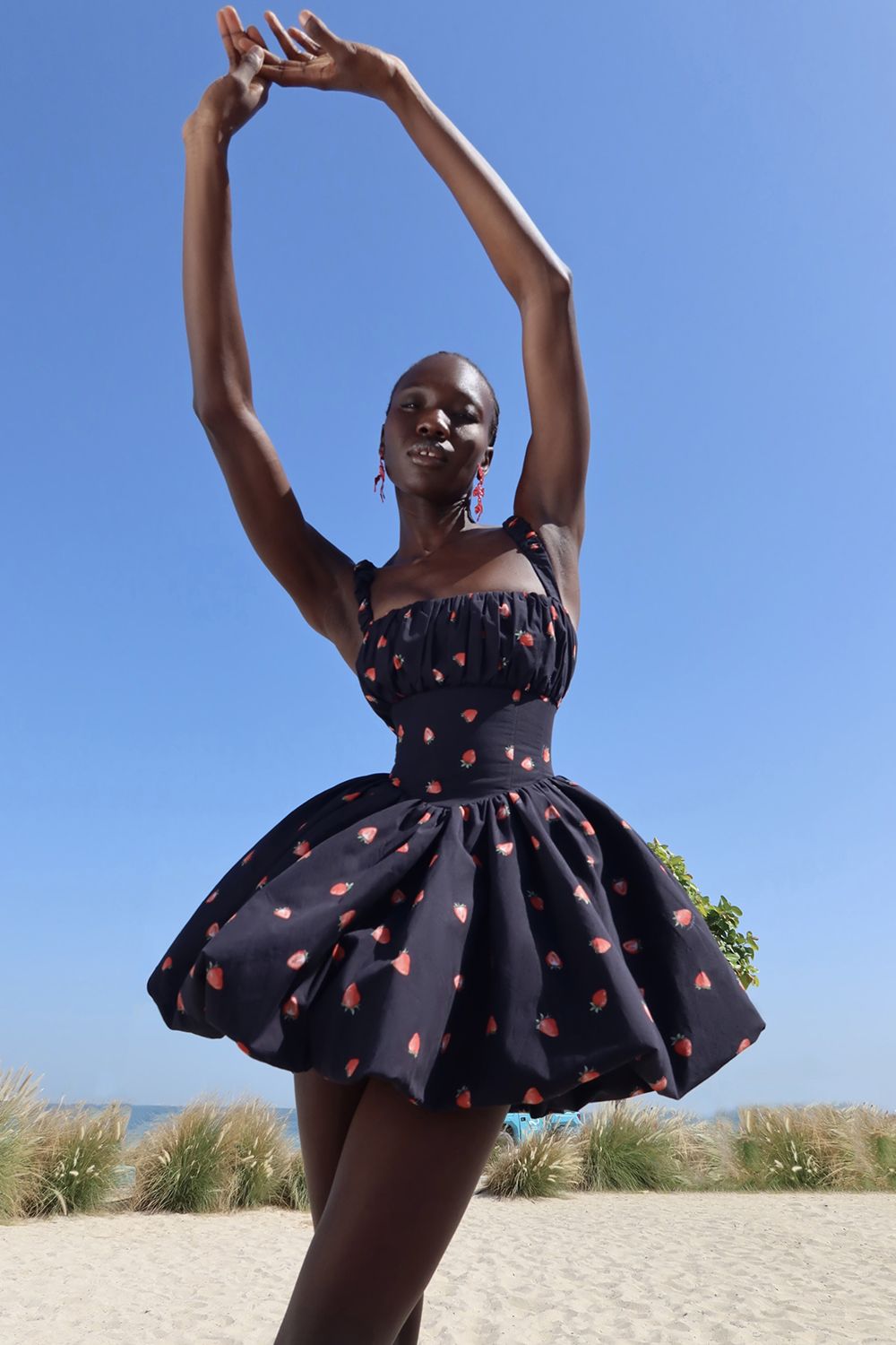 Corset Sundress with Volume Skirt