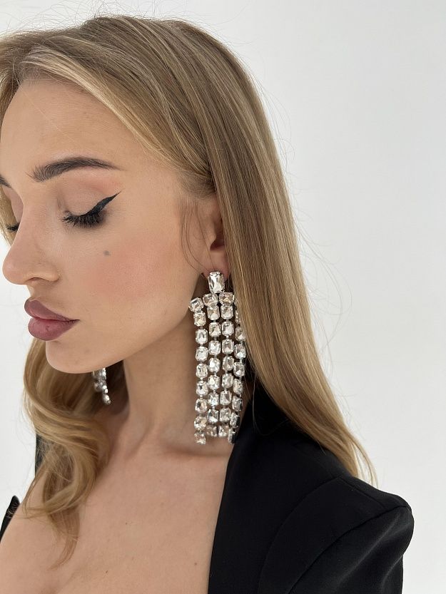 earrings krupnye strazy