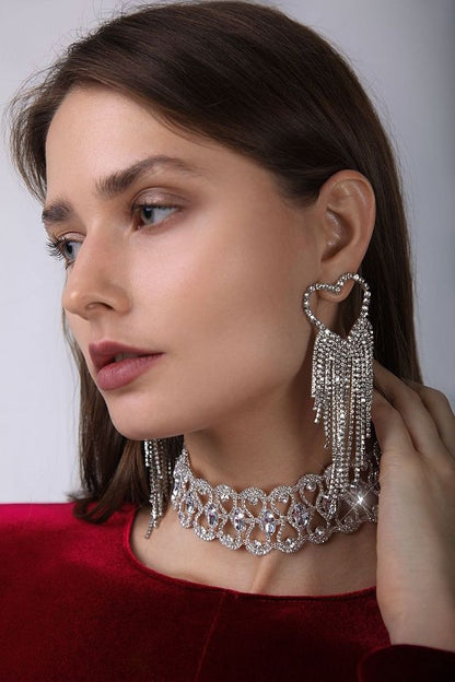 earrings serdtsa dozhd 1