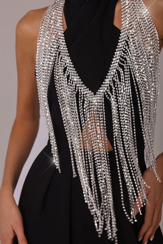 Waterfall Crystal Necklace