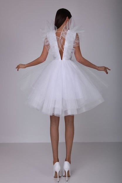 Tulle mini dress