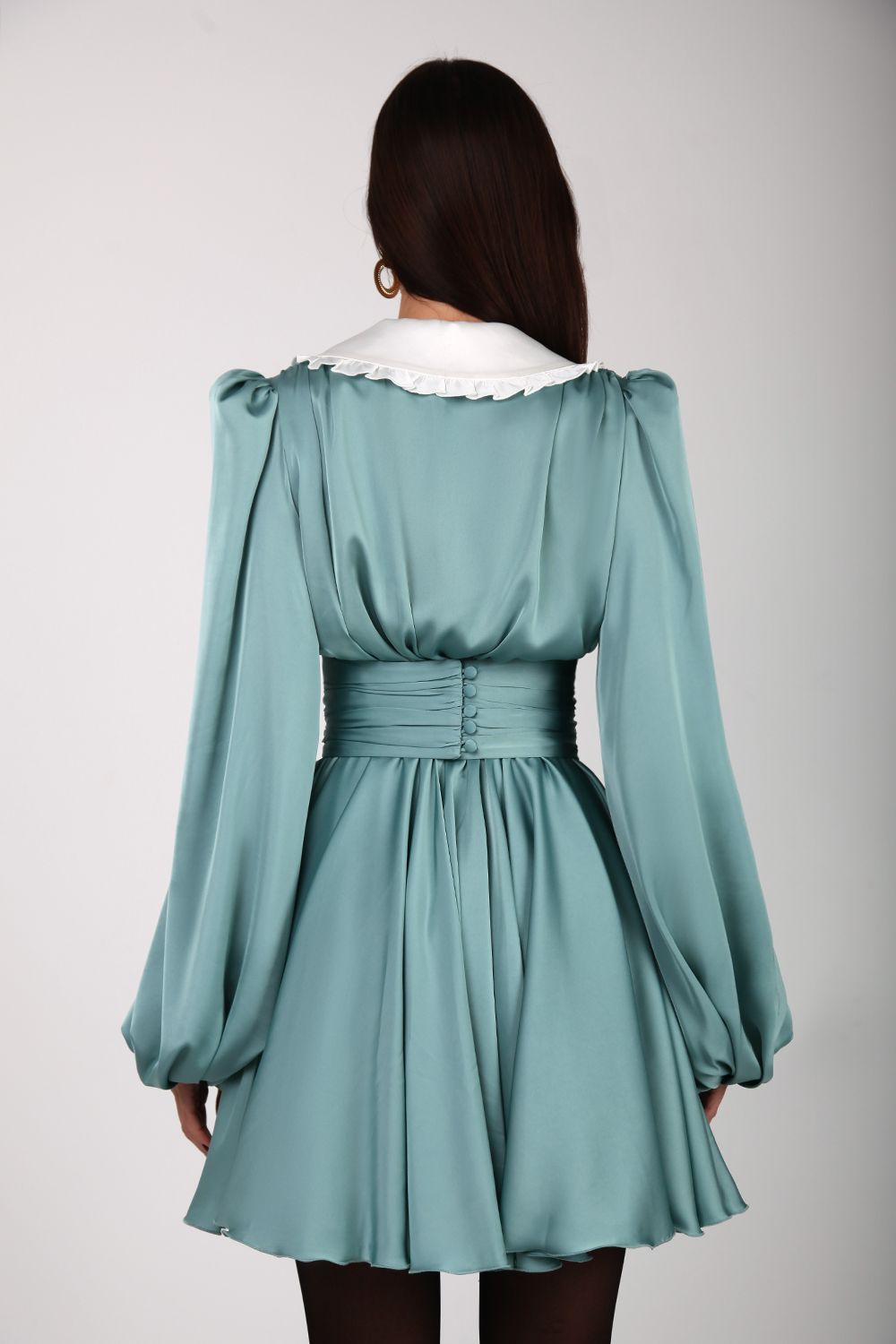 Frilled skater dress