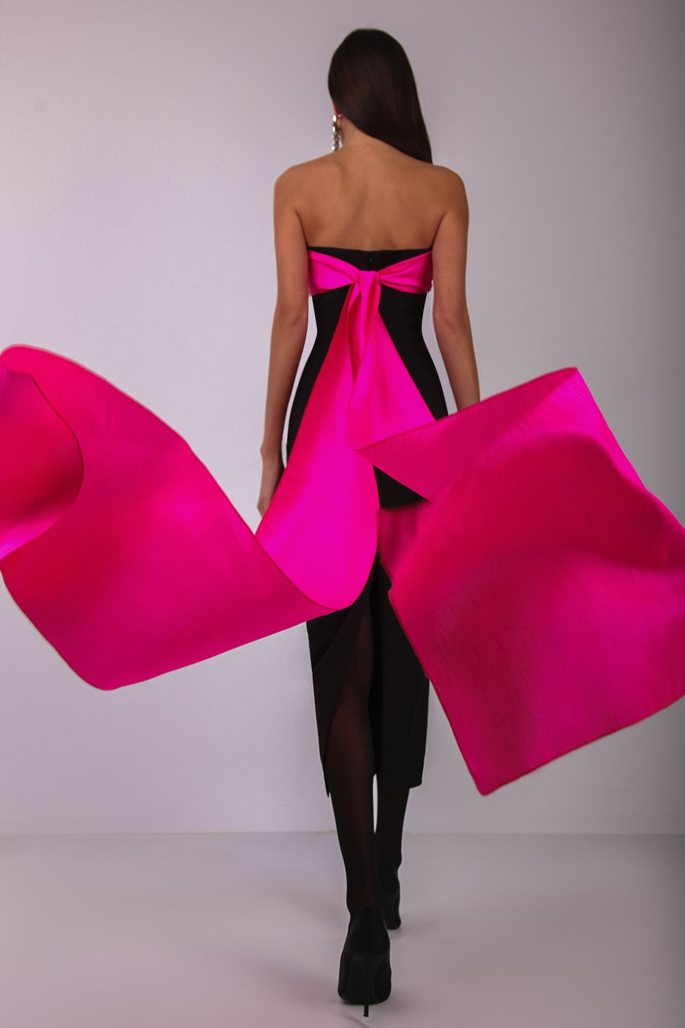 Bow bandeau dress