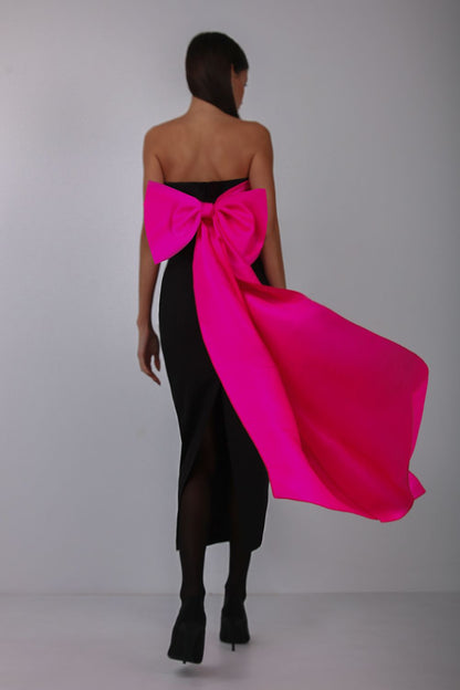 Bow bandeau dress
