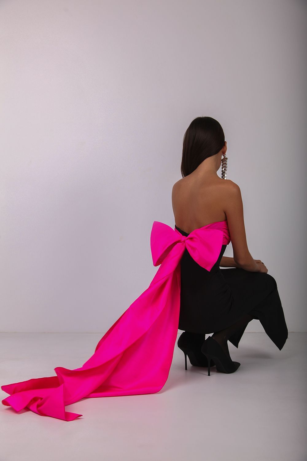 Bow bandeau dress