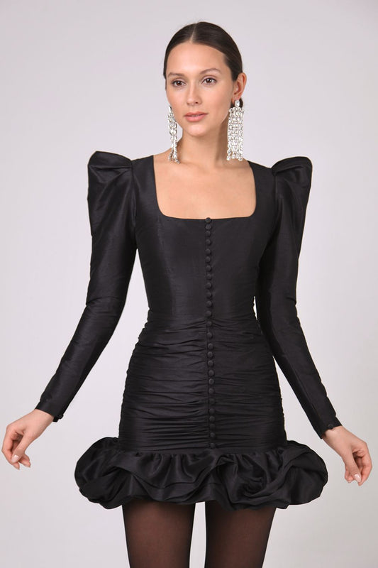 Textured party dress