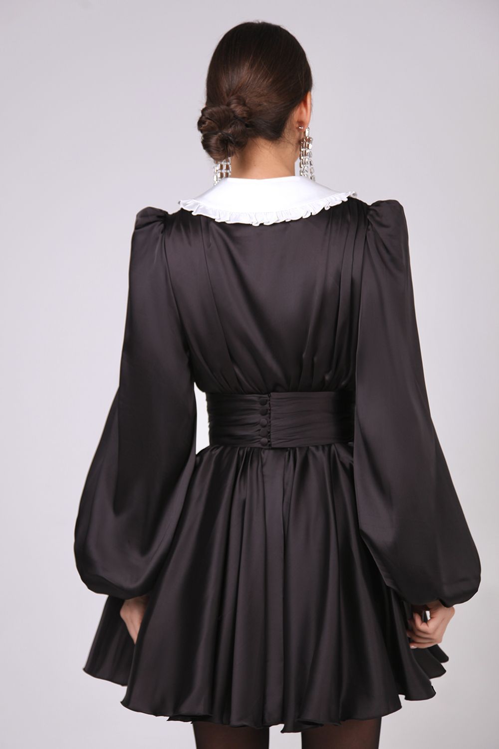 Frilled skater dress