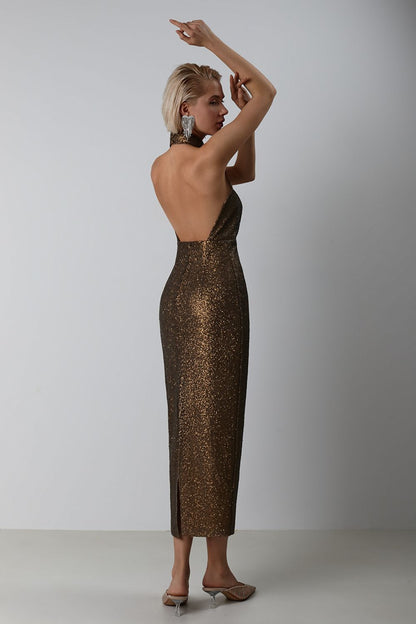 Bronze fitting dress