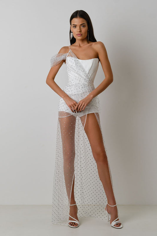 Rhinestone Maxi Dress
