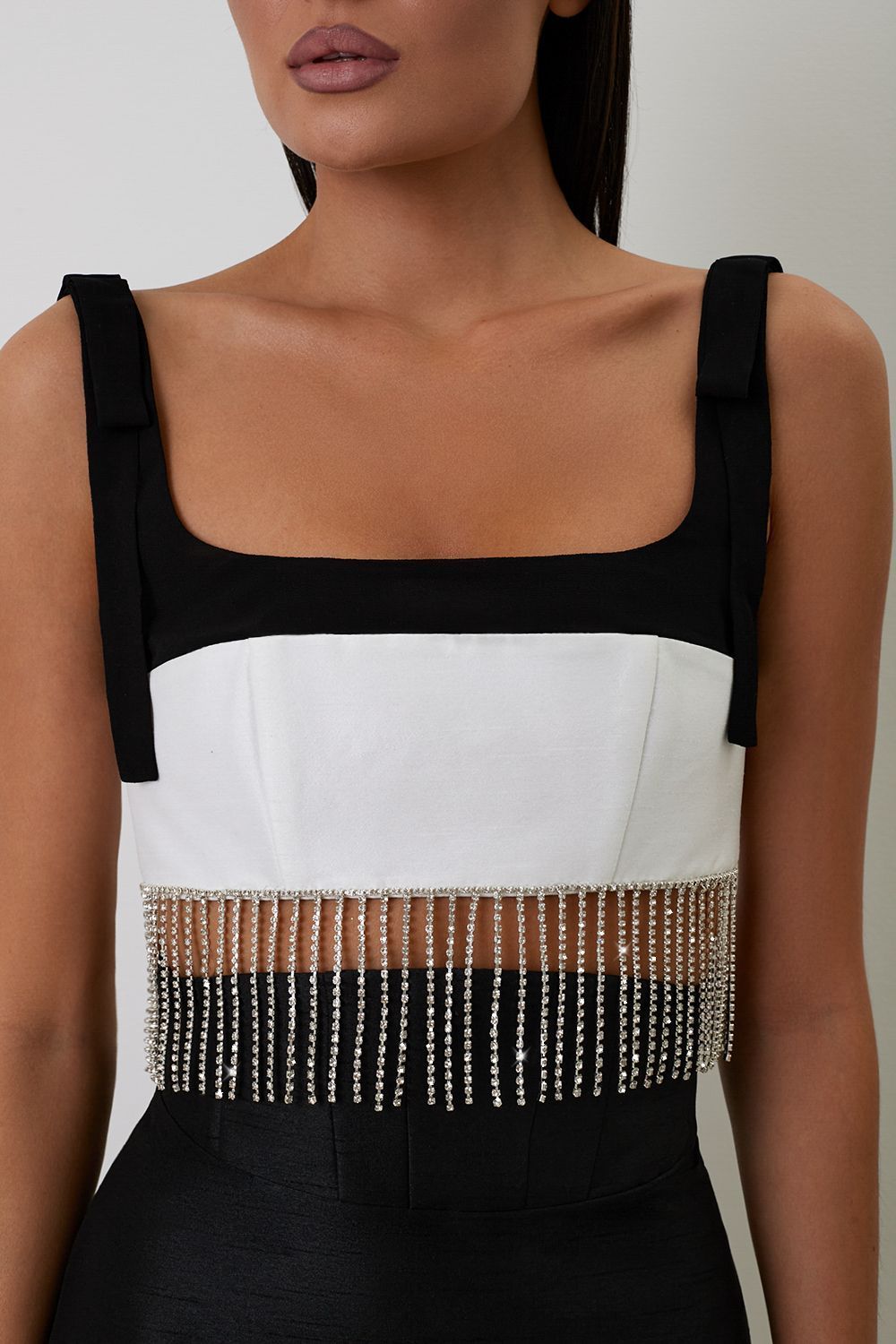 Top with ribbons