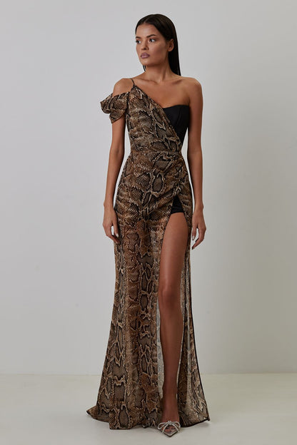 Animal Print Maxi Dress