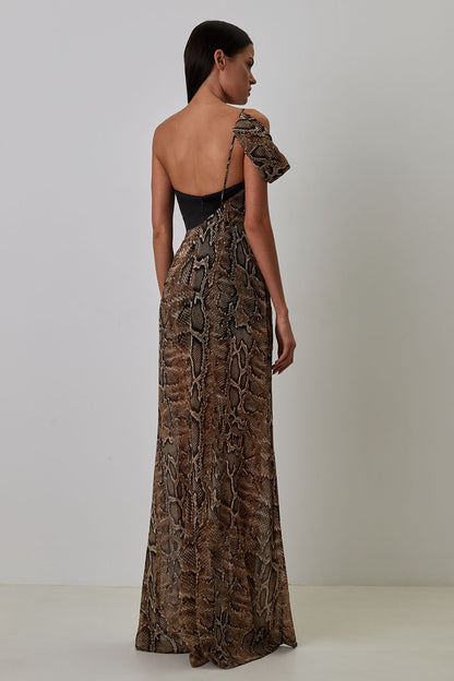 Animal Print Maxi Dress