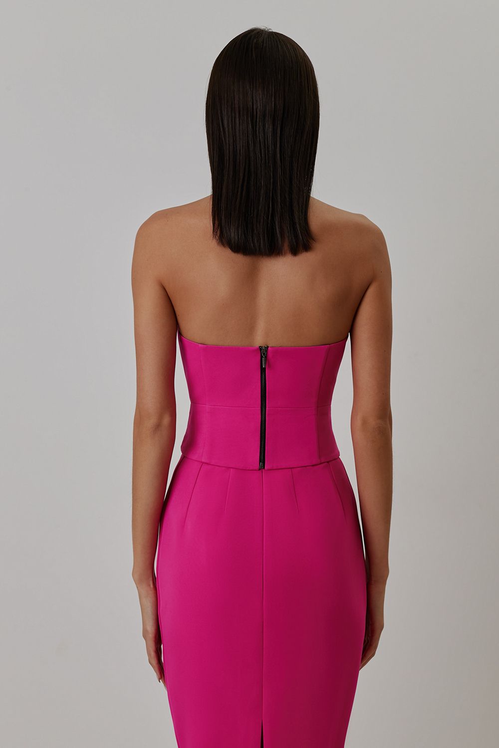 Draped bandeau top