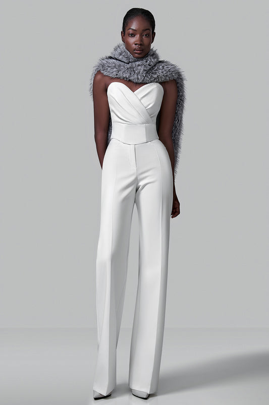 High-waisted Palazzo Trousers