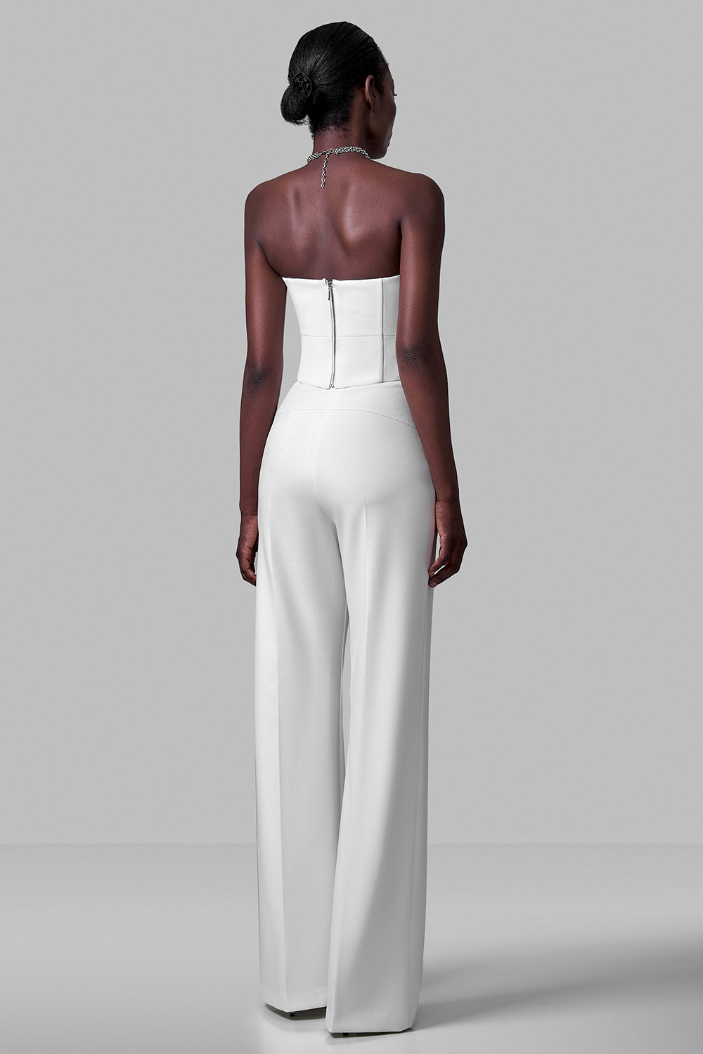 High-waisted Palazzo Trousers