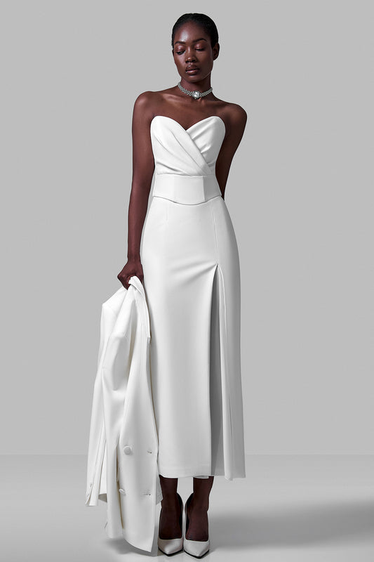 High-Waist Midi Skirt