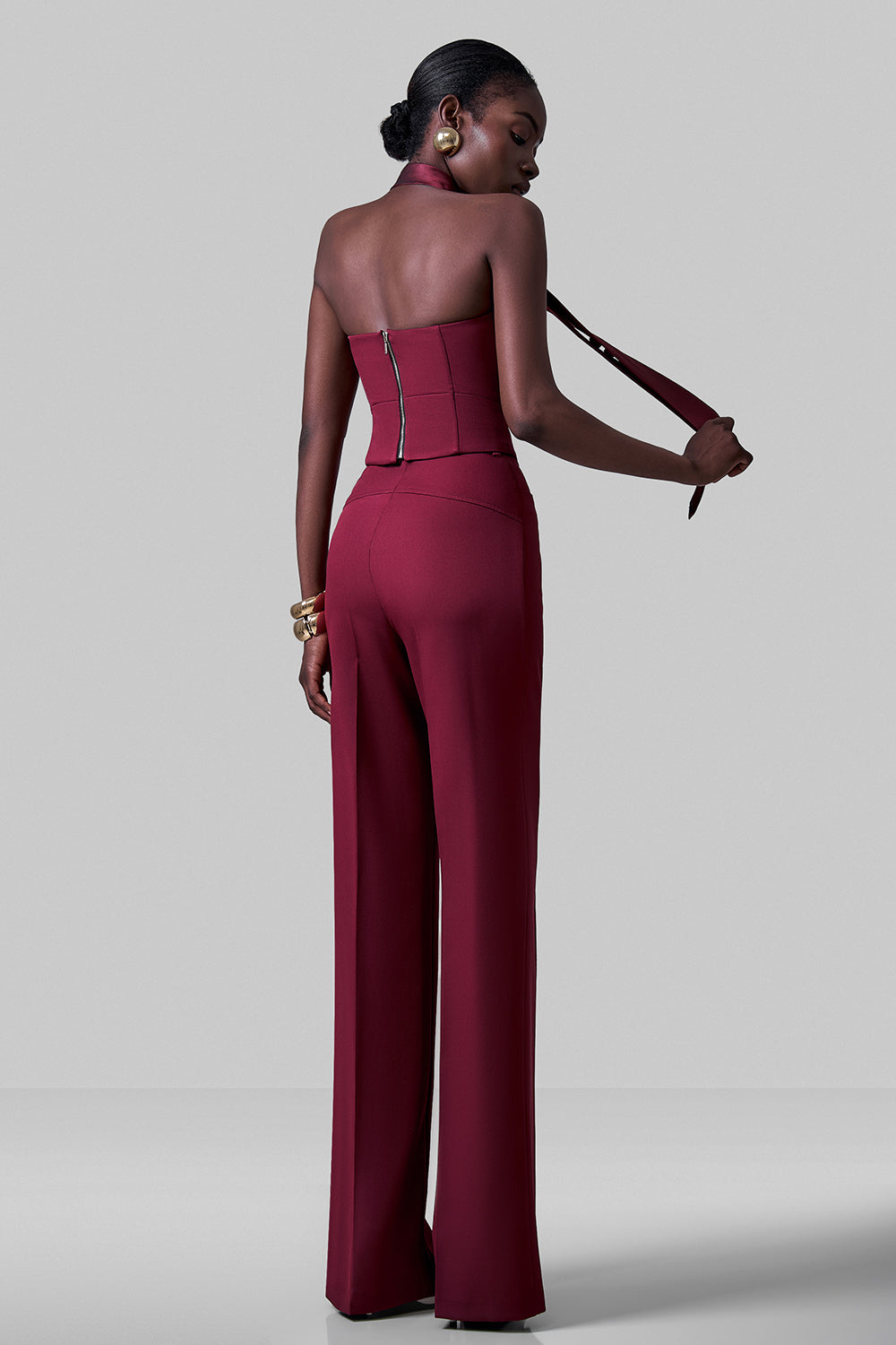 Straight Fit Trousers