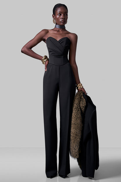 High-waisted Palazzo Trousers