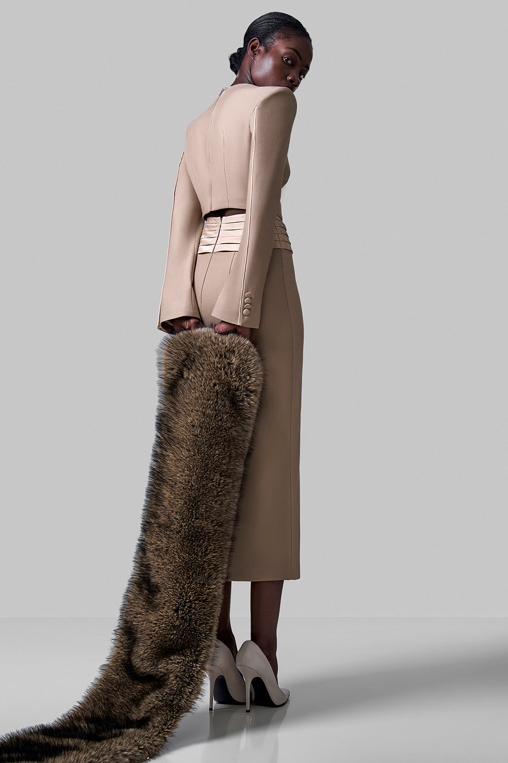 Cropped Tailored Jacket
