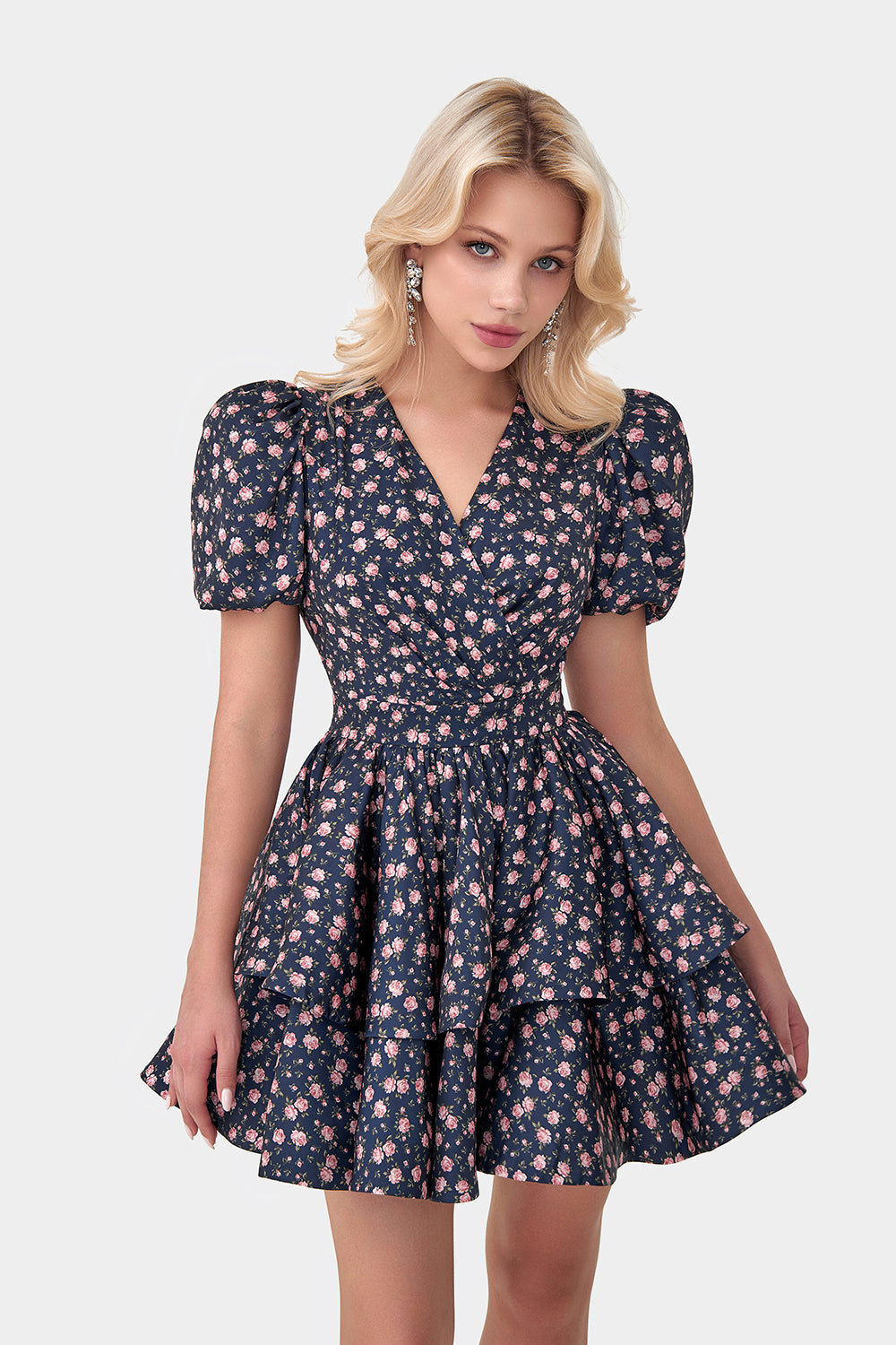 Voluminous Ruffle Dress
