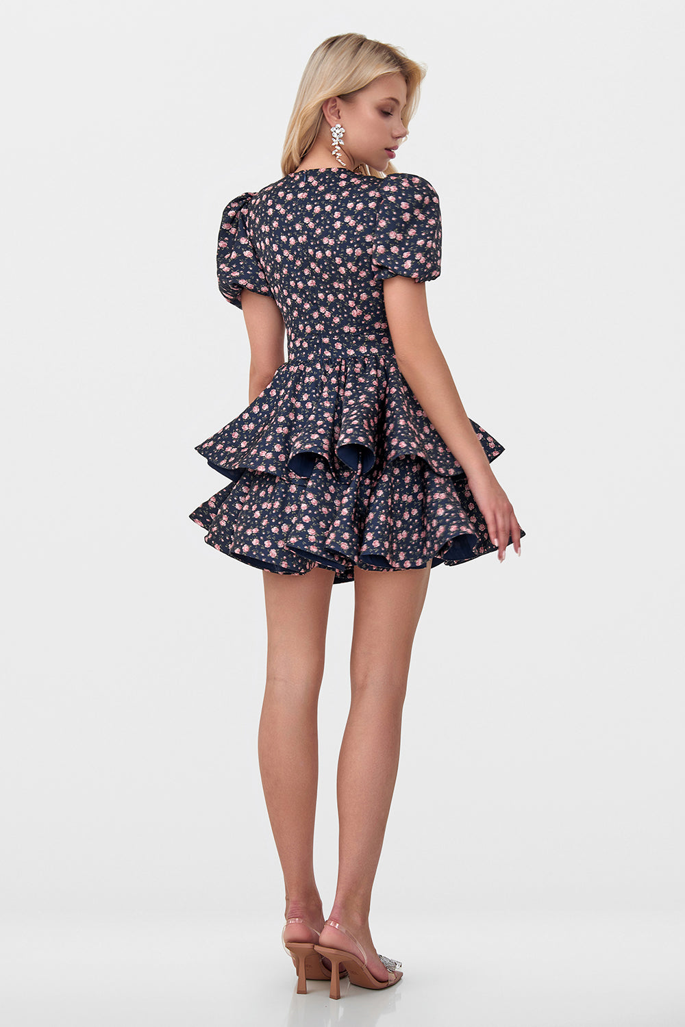Voluminous Ruffle Dress