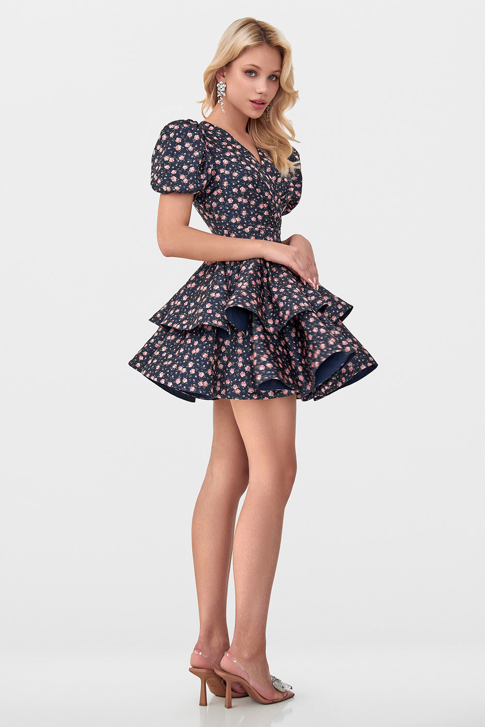Voluminous Ruffle Dress