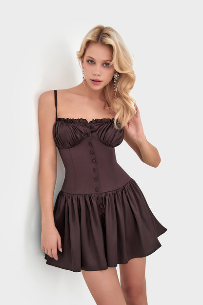 Romantic Corset Mini Dress