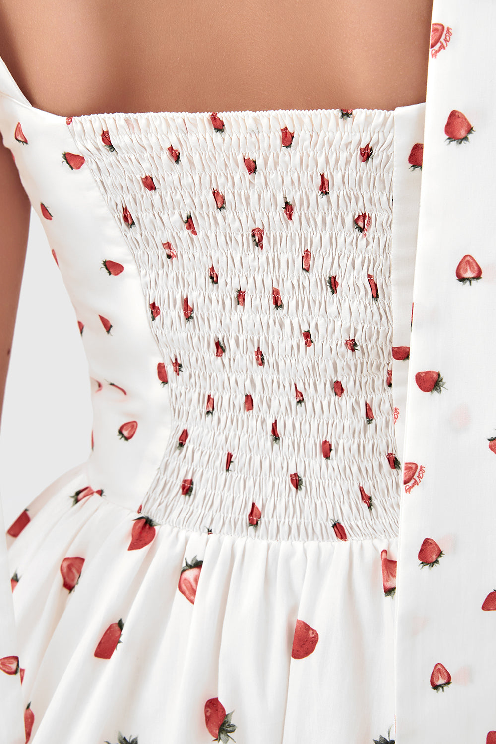 Ruffled Cotton Mini with Corset Top
