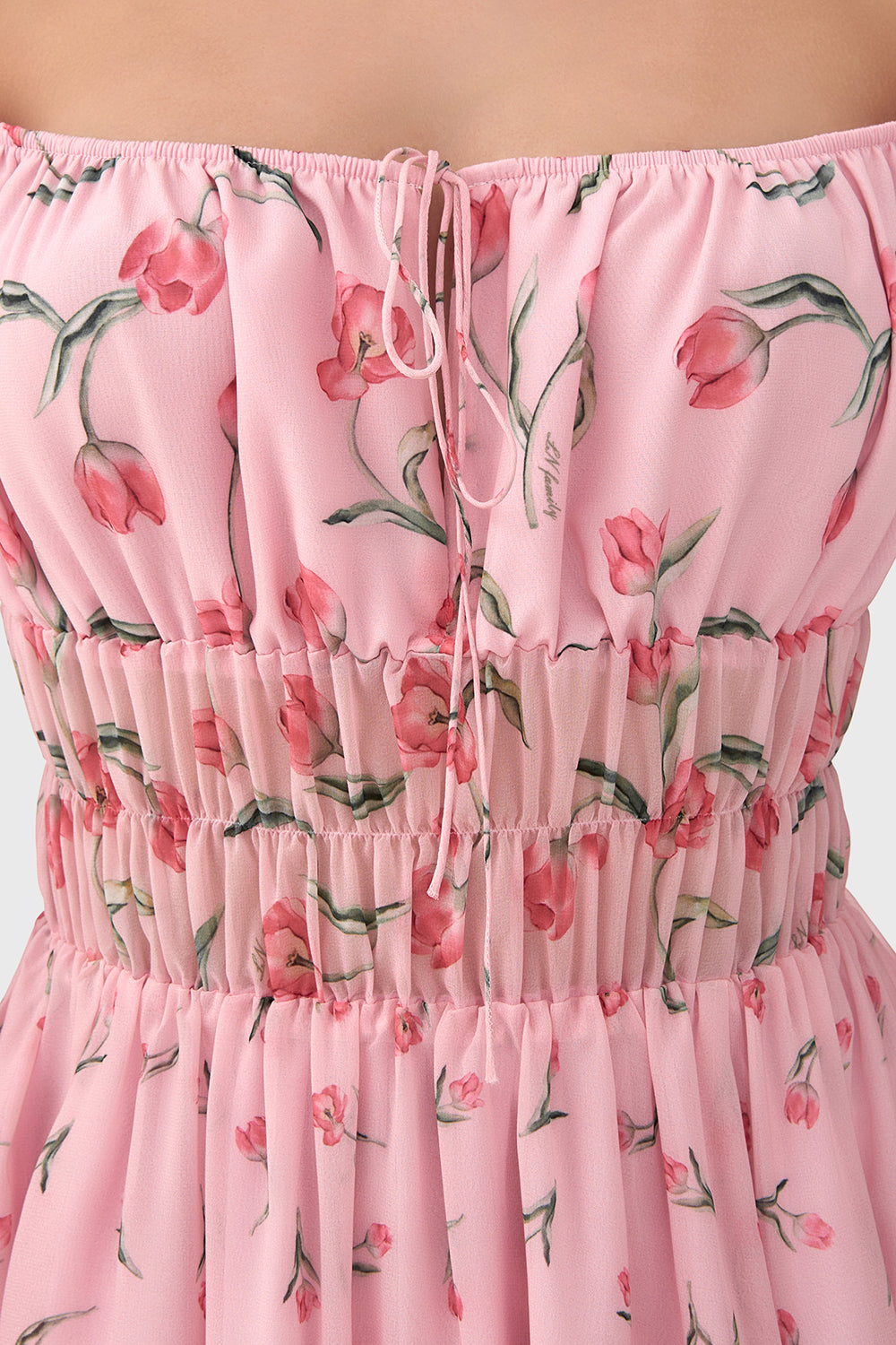 Off-Shoulder Ruffle Dress