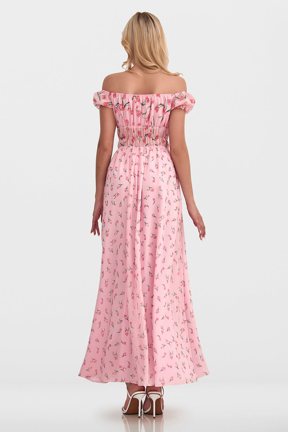 Off-Shoulder Ruffle Dress