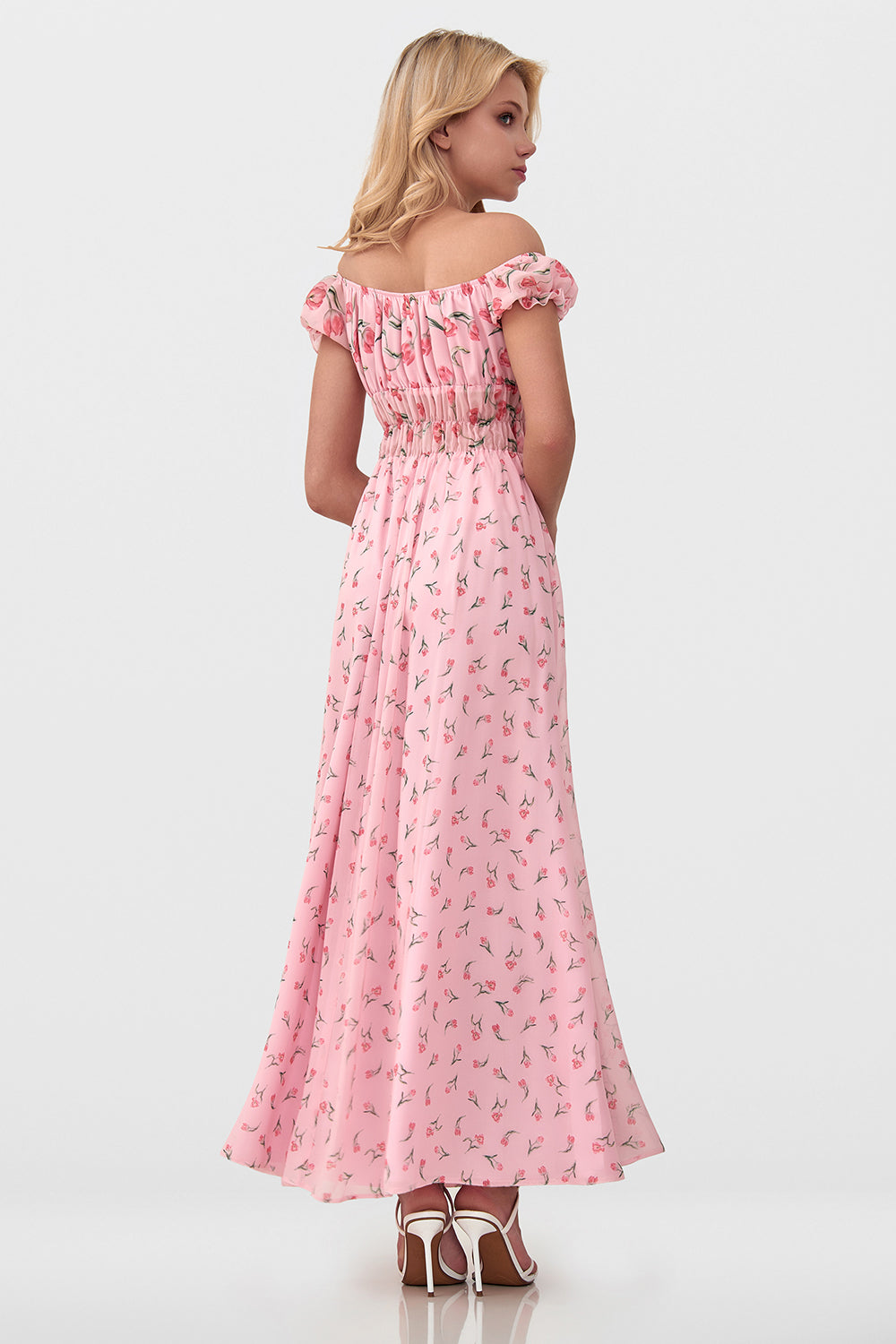 Off-Shoulder Ruffle Dress