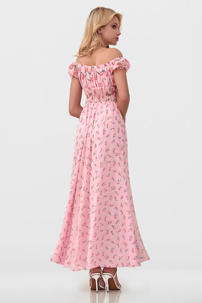 Off-Shoulder Ruffle Dress