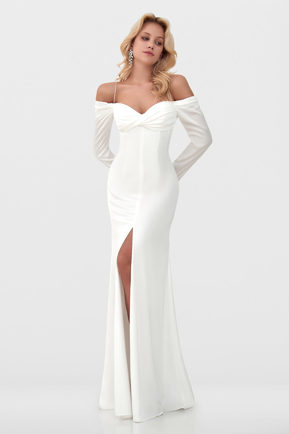 Off-Shoulder Evening Maxi