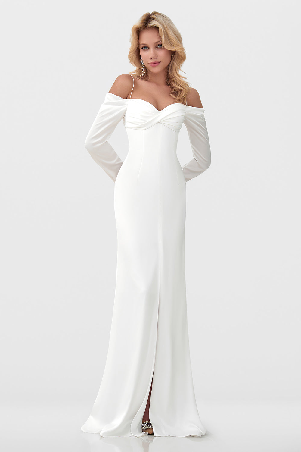 Off-Shoulder Evening Maxi