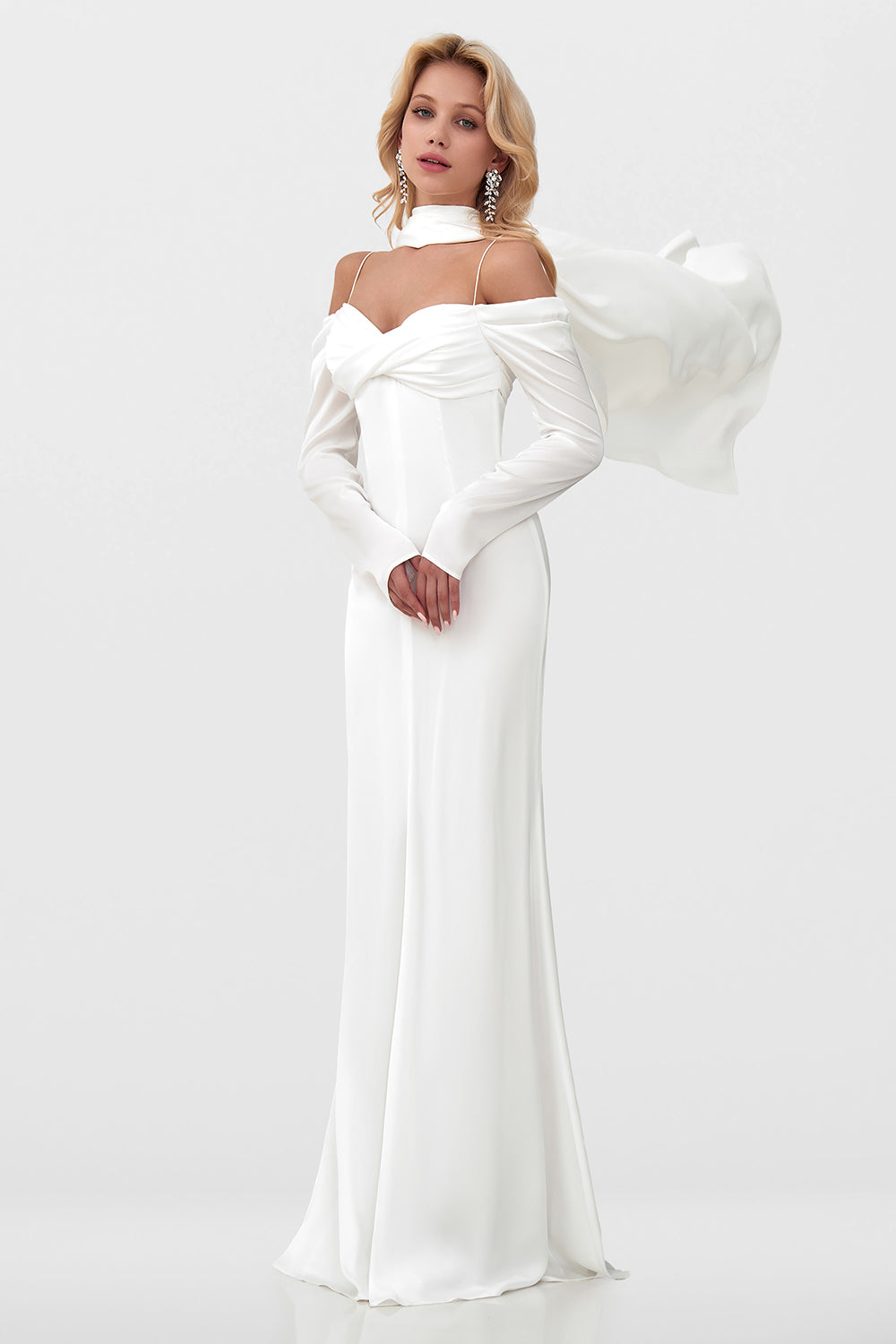 Off-Shoulder Evening Maxi