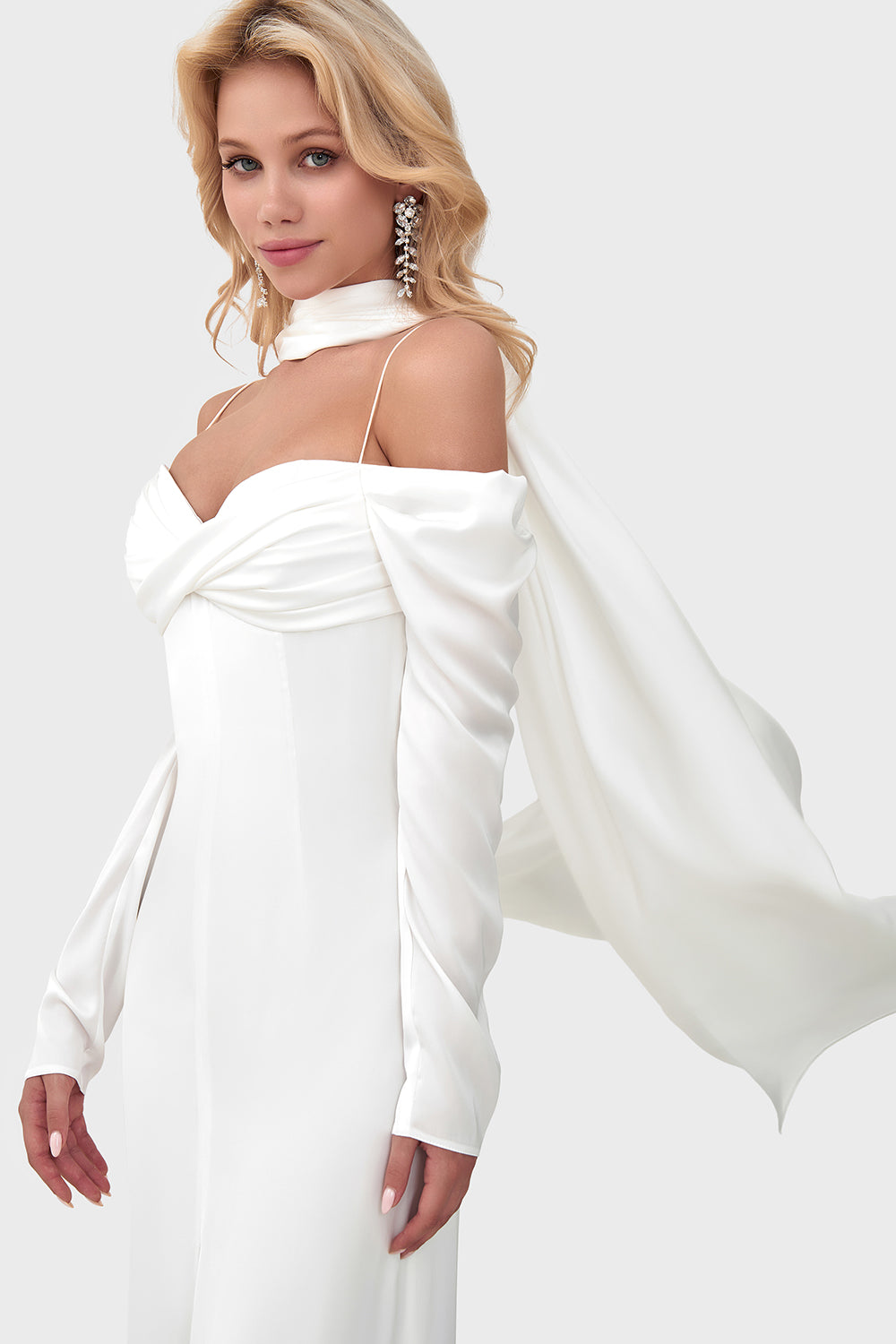 Off-Shoulder Evening Maxi
