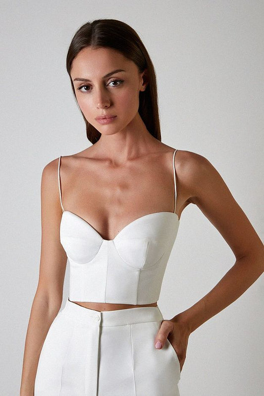 Crop Top with Thin Straps