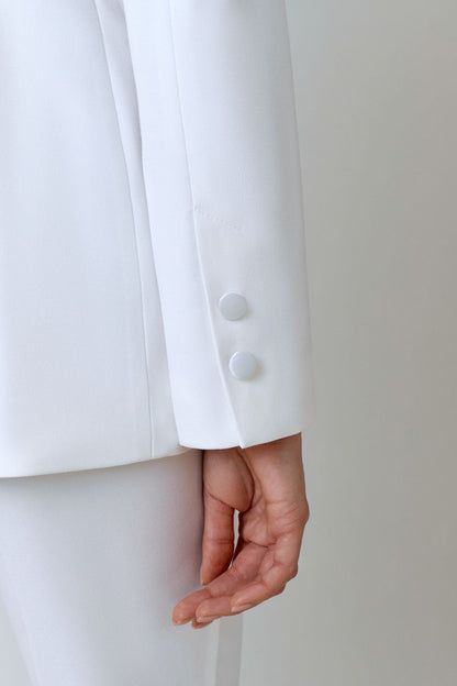 Jacket with satin lapels