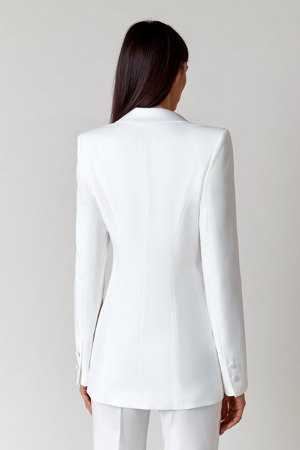 Jacket with satin lapels