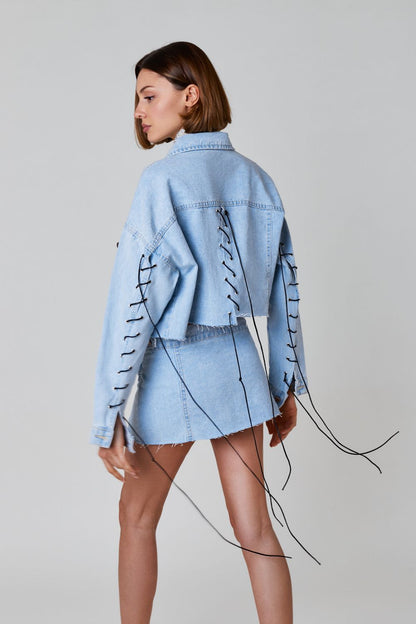 Denim miniskirt