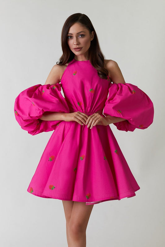 Cotton Cut-Out Dress